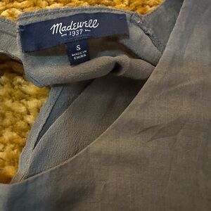 Madewell Charcoal Sleeveless Blouse